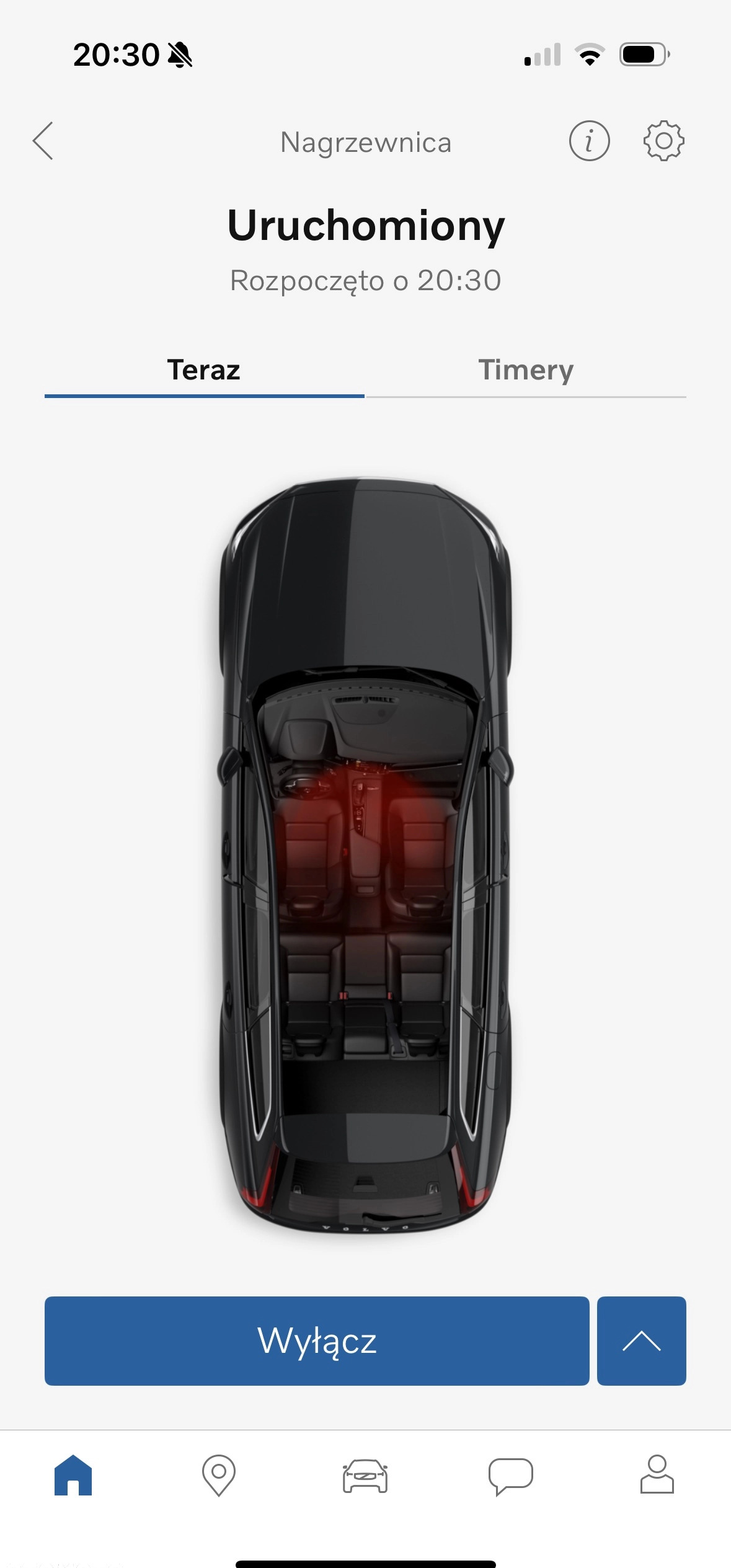 Volvo V90 Cross Country cena 129000 przebieg: 154500, rok produkcji 2017 z Warszawa małe 154